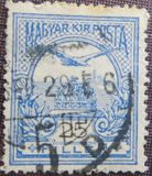 [Turul over Crown of Saint Stephen - New Watermark, type F66]