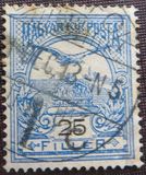 [Turul over Crown of Saint Stephen - New Watermark, type F66]