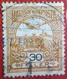[Turul over Crown of Saint Stephen - Different Perforation, type F54]