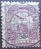 [Turul over Crown of Saint Stephen - Different Perforation, type F55]