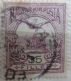 [Turul over Crown of Saint Stephen - New Watermark, type F68]