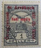 [Turul over Crown of Saint Stephen & King Franz Joseph - Stamps of 1913 Overprinted and Surcharged, 類型 M]