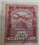 [Turul over Crown of Saint Stephen & King Franz Joseph - Stamps of 1913 Overprinted and Surcharged, 類型 M11]