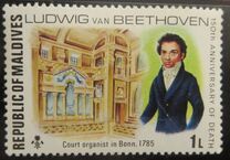 [The 150th Anniversary of the Death of Ludwig van Beethoven, German Composer, 1770-1827, type YS]