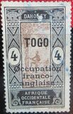 [Sellos coloniales de Dahomey con la sobrecarga: "TOGO Occupation franco-anglaise", tipo C2]