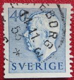 [King Gustaf VI Adolf of Sweden & Tree Crowns - Without Imprint, Tip DB16]