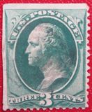 [George Washington - White Wove Paper, type AH]