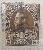 [King George V in Admiral Uniform With War Tax Inscription, Вид AM8]
