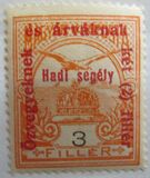 [Turul over Crown of Saint Stephen & King Franz Joseph - Stamps of 1913 Overprinted and Surcharged, प्रकार M2]