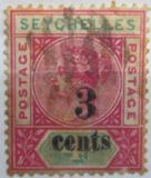 [Issues of 1890 Surcharged, type B]