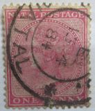 [Queen Victoria - Inscription: "NATAL POSTAGE", type N]