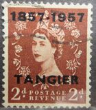 [Great Britain Postage Stamps Overprinted "1857-1957 - TANGIER", type T3]