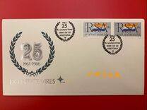 [The 25th Anniversary of Republic of South Africa, type VX]