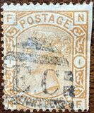 [Queen Victoria - Colored Control Numbers in Corners, tip Z]