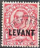 [Great Britain Postage Stamps Overprinted "LEVANT", type L1]