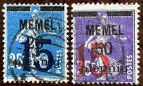 [No. 20 & 23 Surcharged, Tüüp F]