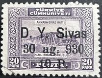 [Opening of the Ankara-Sivas Railway, type AEG]