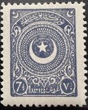 [Cresent and Star - Different Perforation, type JI28]