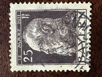 [The 90th Anniversary of the Birth of Prince Luitpold - Type I: Small 9 and no Foot on 1 in "1911". Type II: Large 9 and Foot on 1 in "1911", tipas F9]