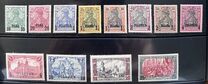 [German Empire Postage Stamps Surcharged - Inscription: "REICHSPOST", type C]
