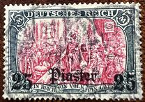 [German Empire Postage Stamps Surcharged - Inscriprion: "DEUTSCHES REICH", Typ D11]