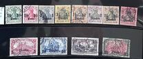 [German Empire Postage Stamps Surcharged - Inscriprion: "DEUTSCHES REICH", Typ D]