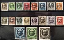 [King Ludwig III Overprinted "Freistaat Bayern", type P]