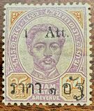[No. 19 Surcharged - Different Types of "2", type M1]