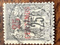[French Postage Stamps Surcharged, type A8]