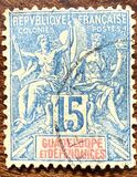 [Inscription: "GUADELOUPE ET DEPENDANCES", type G5]