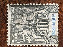 [Inscription "MARTINIQUE" in Red or Blue Colour, Tip F5]