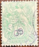 [Inscription: "ALEXANDRIE", type B4]