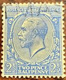 [King George V, 1865-1935 - New Watermark, प्रकार BY6]