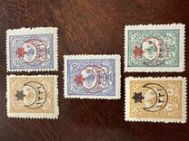 [No.111 & 114-117 Overprinted, тип CF]