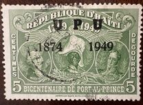 [The 75th Anniversary of U.P.U. - Overprinted "U P U 1874 1949" or Surcharged also, type BV]