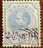 [Issue of 1876 Surcharged in Carmine Red, Typ F]