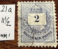 [As Number 15-19, Watermarked. K in WM 13 mm High, тип D6]