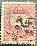 [As Number 15-19, Watermarked. K in WM 13 mm High, тип D8]