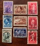 [Overprinted "POSTE AERIENNE LUCHTPOST" or LUCHTPOST POSTE AERIENNE", тип MM1]