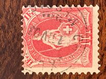 [Svizzera in piedi - Carta: bianca - Filigrana: Marchio di controllo 1 (croce all'int. dell'ovale), Scrivi M10]