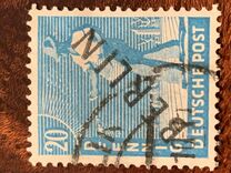 [BERLIN in Black Overprint on "Allied Occupation Zone" Stamps, Scrivi A7]