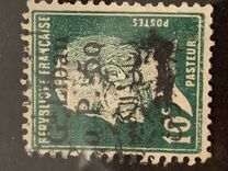 [French Postage Stamps Surcharged & Overprinted in French and Arabic, type D18]