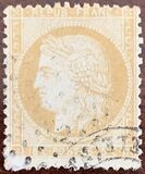 [Ceres - Lines or Dashes on Neck. Coloured Paper. No.50-52: Thin Value Numbers, Tip J1]