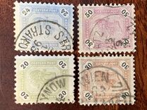 [Emperor Franz Josef I, 1830-1916 - Black Numerals on White Background, type P]