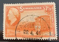 [Pictures of Surinam and Queen Wilhelmina, type BX]