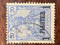 [German Empire Postage Stamps Surcharged - Inscription: "REICHSPOST", Scrivi C2]