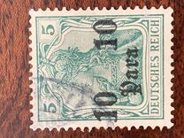 [German Empire Postage Stamps Surcharged - Inscription: "DEUTSCHES REICH" - Watermarked, Вид E]