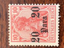 [German Empire Postage Stamps Surcharged - Inscription: "DEUTSCHES REICH" - Watermarked, Вид E1]