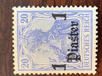 [German Empire Postage Stamps Surcharged - Inscription: "DEUTSCHES REICH" - Watermarked, Вид E2]