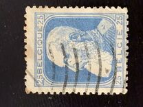 [King Leopold II. New issue, type AI]